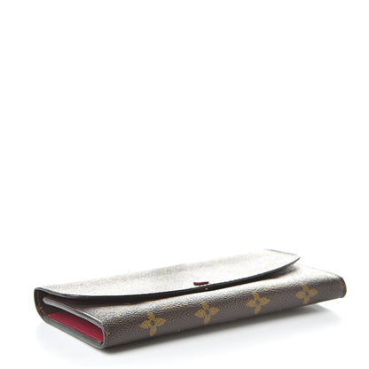 Louis Vuitton Monogram Emilie Wallet Fuchsia 4 of 10