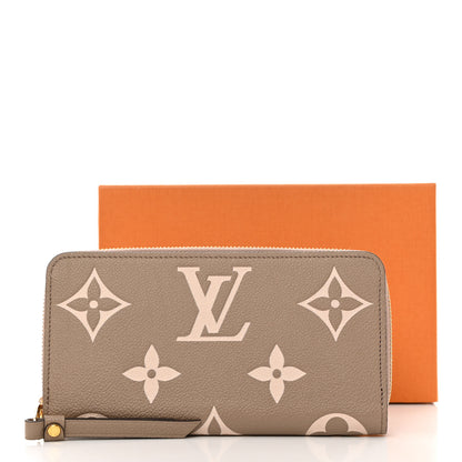 Louis Vuitton Empreinte Monogram Giant Zippy Wallet Tourterelle Creme 7 of 7
