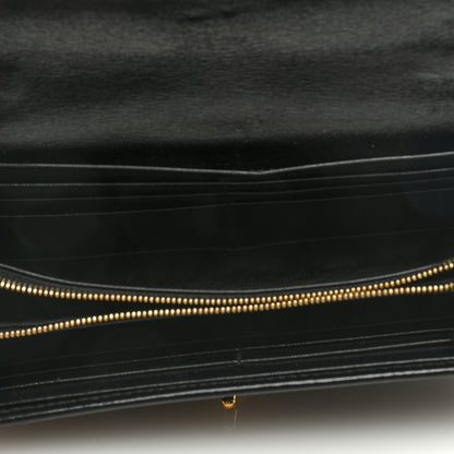 Gucci Calfskin Jackie 1961 Chain Wallet Black 5 of 8