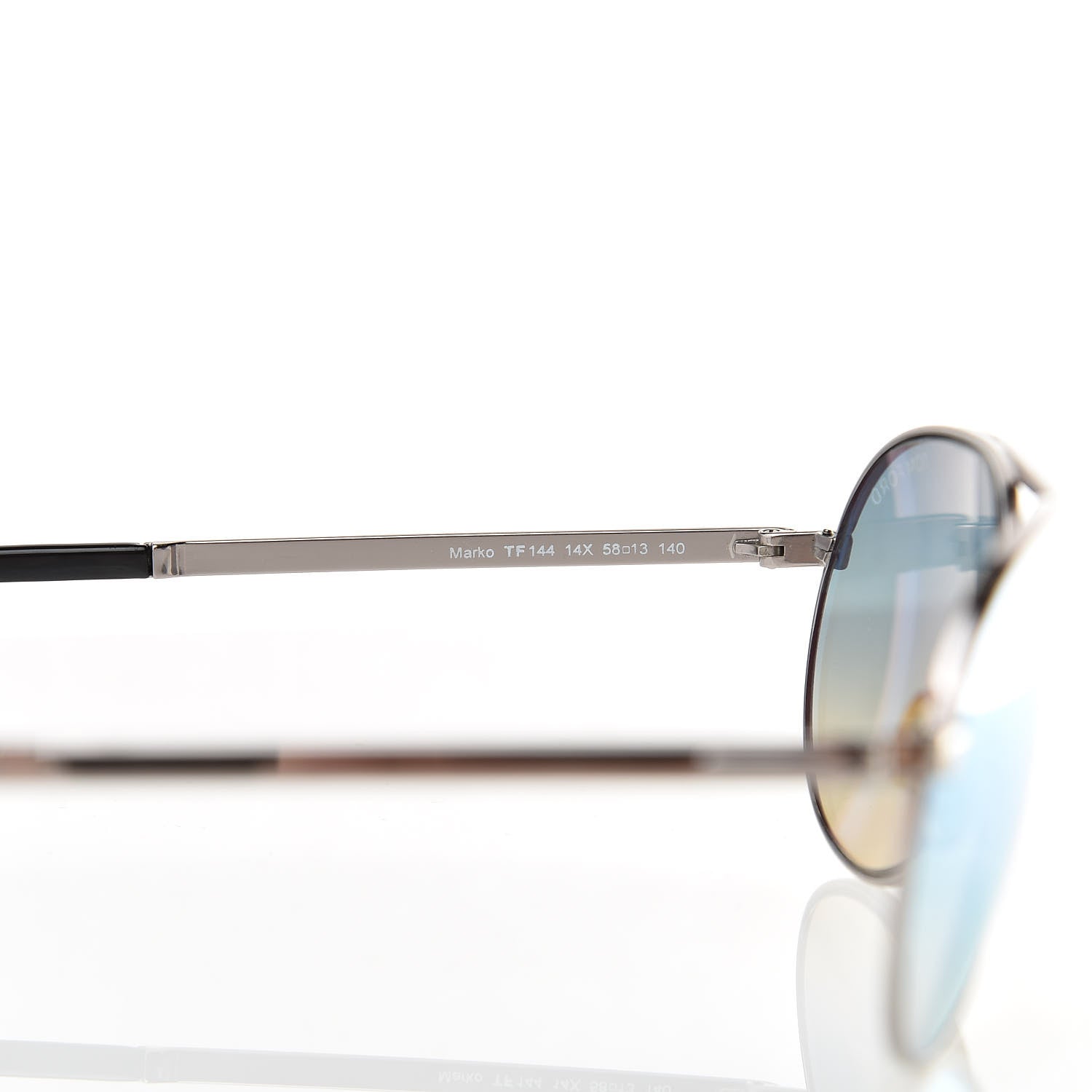 Tom Ford Marko Aviator Sunglasses TF144 Silver 5 of 9