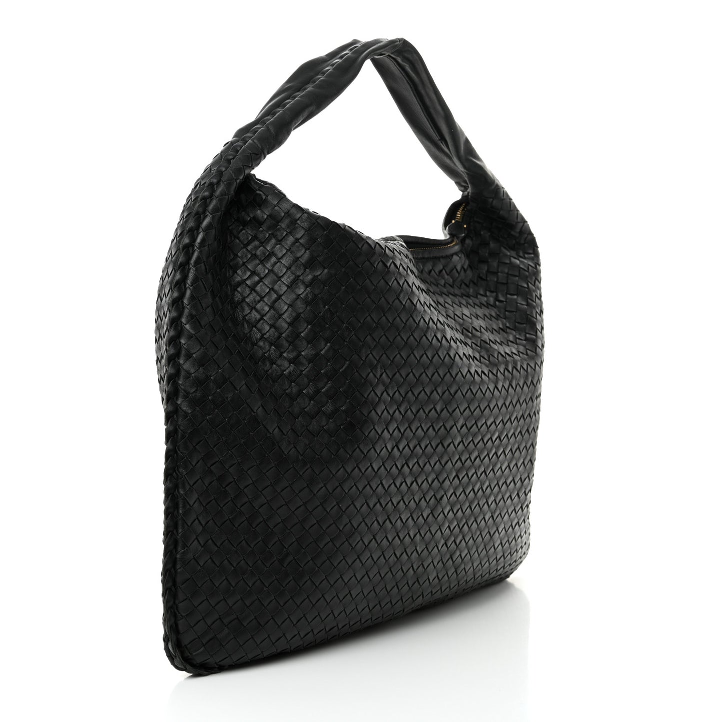 Nappa Intrecciato Maxi Veneta Hobo Black