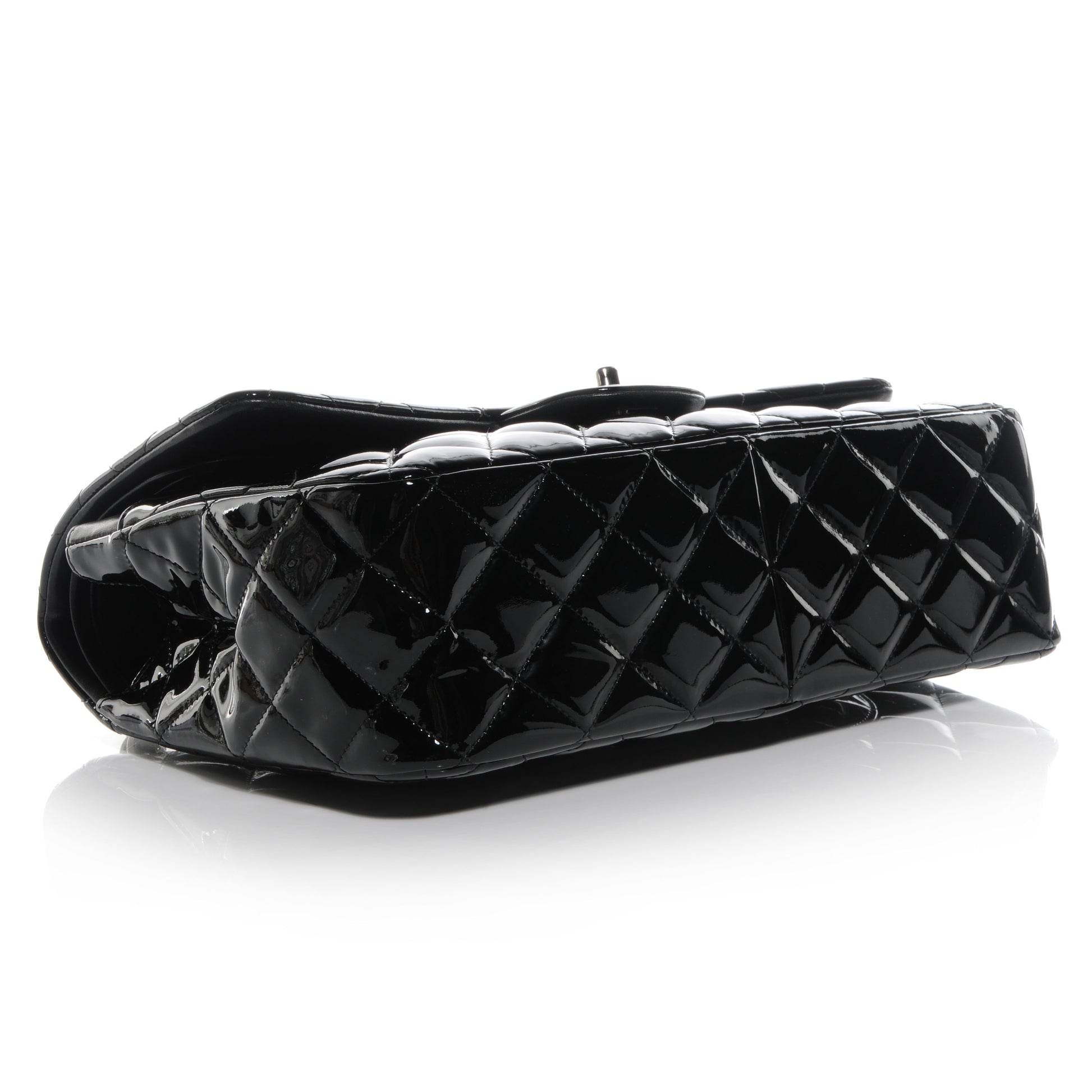 Chanel Patent Jumbo Double Flap Black 4 of 9