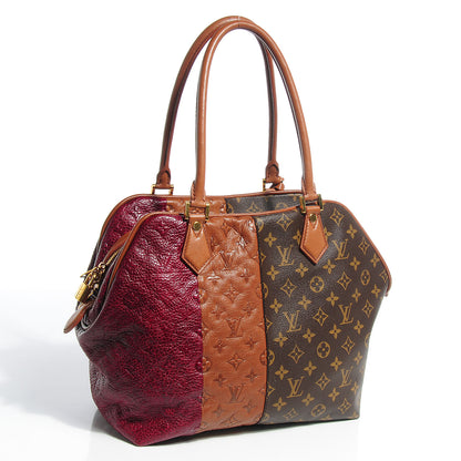 Louis Vuitton Monogram Stripes Medium Bag Bordeaux 3 of 8
