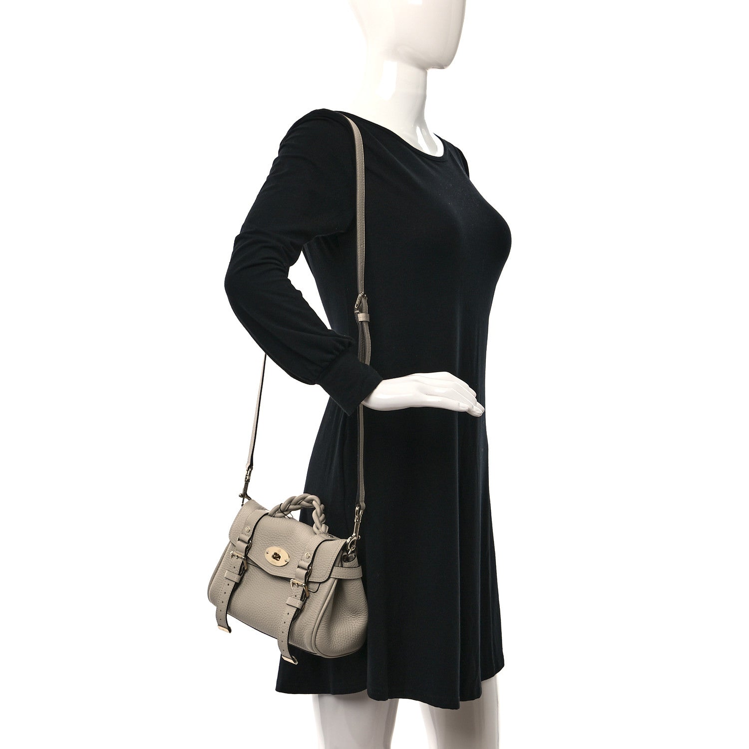 Mulberry Heavy Grain Mini Alexa Chalk 2 of 8