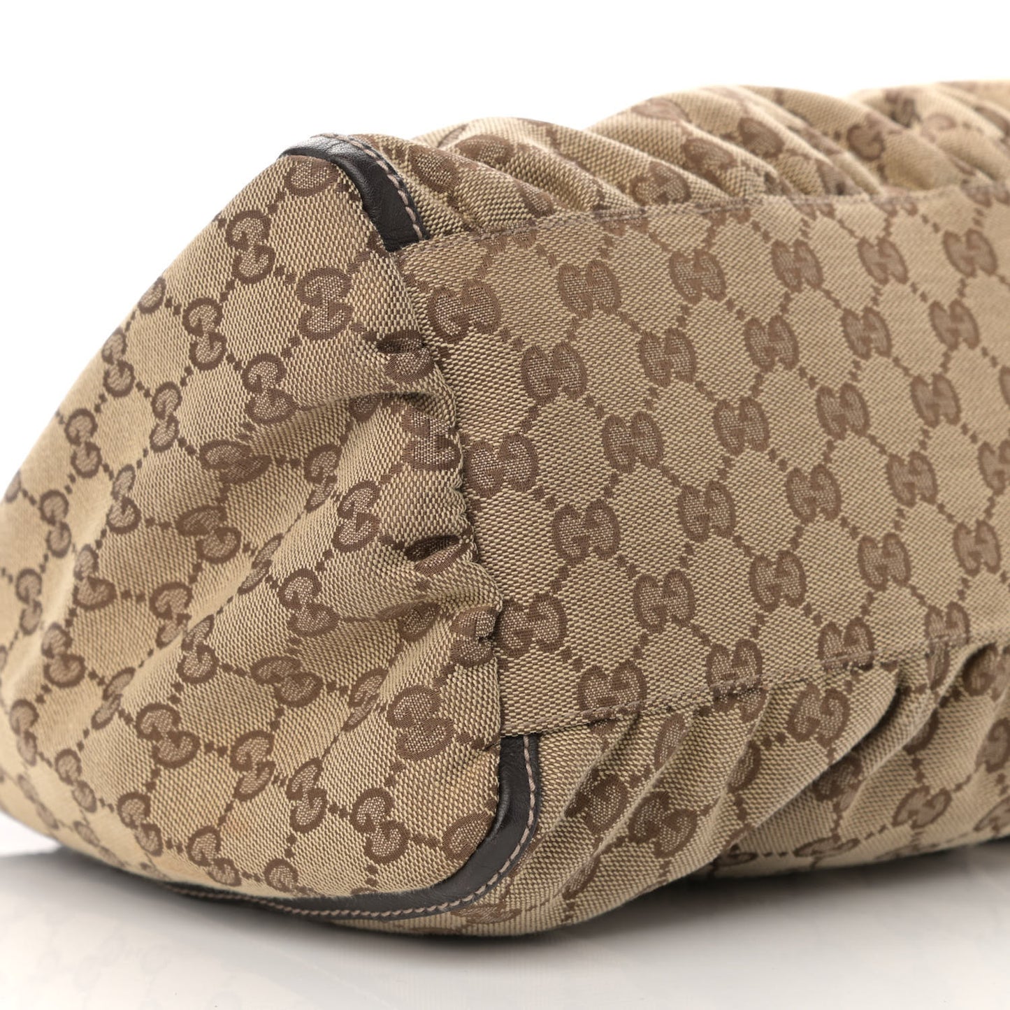 Monogram Large D Gold Hobo Dark Brown