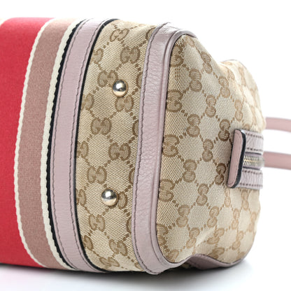 Gucci Monogram Vintage Web Small Boston Lilac 9 of 10