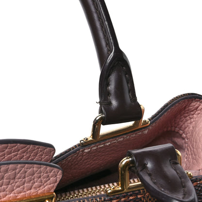 Louis Vuitton Damier Ebene Cuir Taurillon Brittany Magnolia 12 of 13