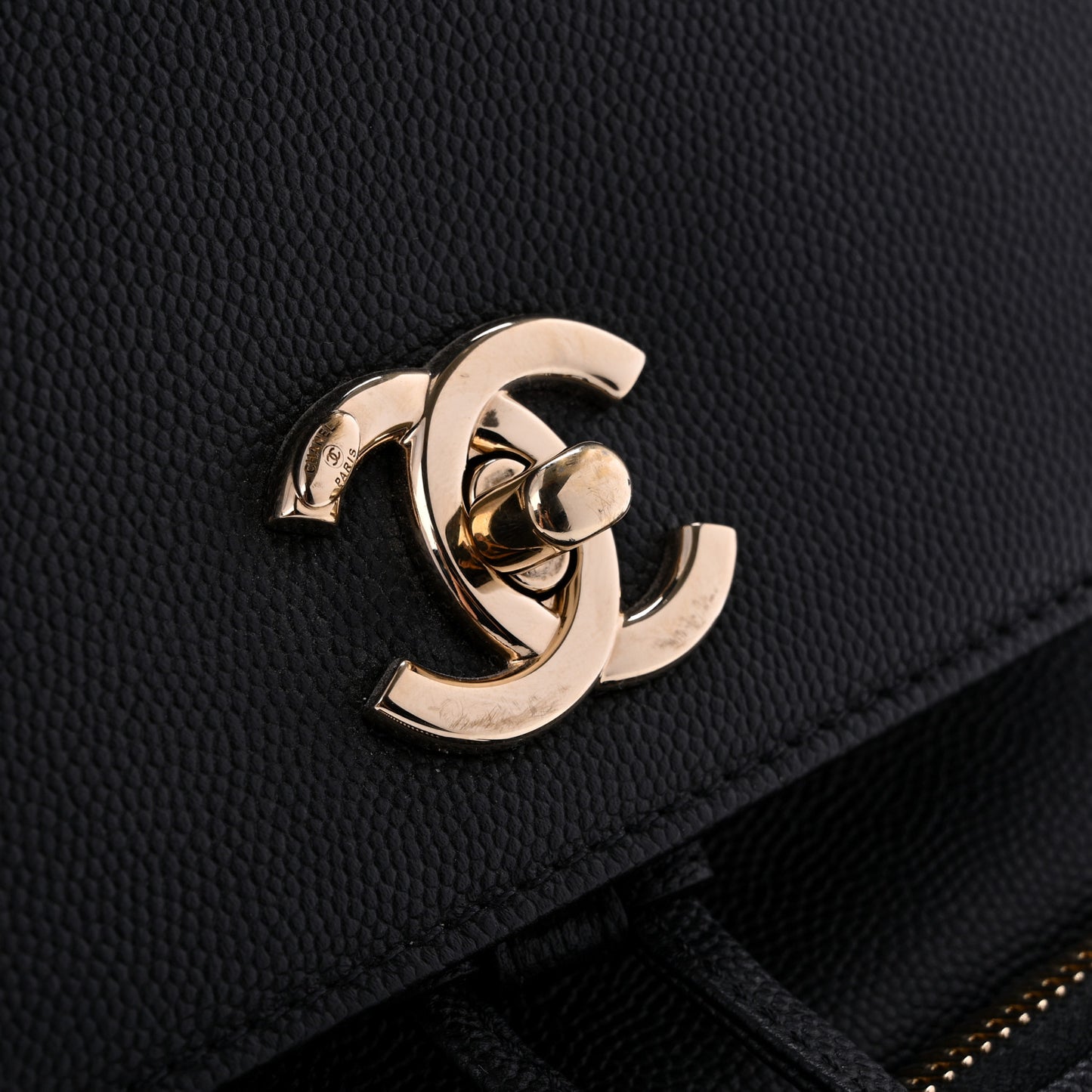 Caviar Quilted Business Affinity Backpack Black