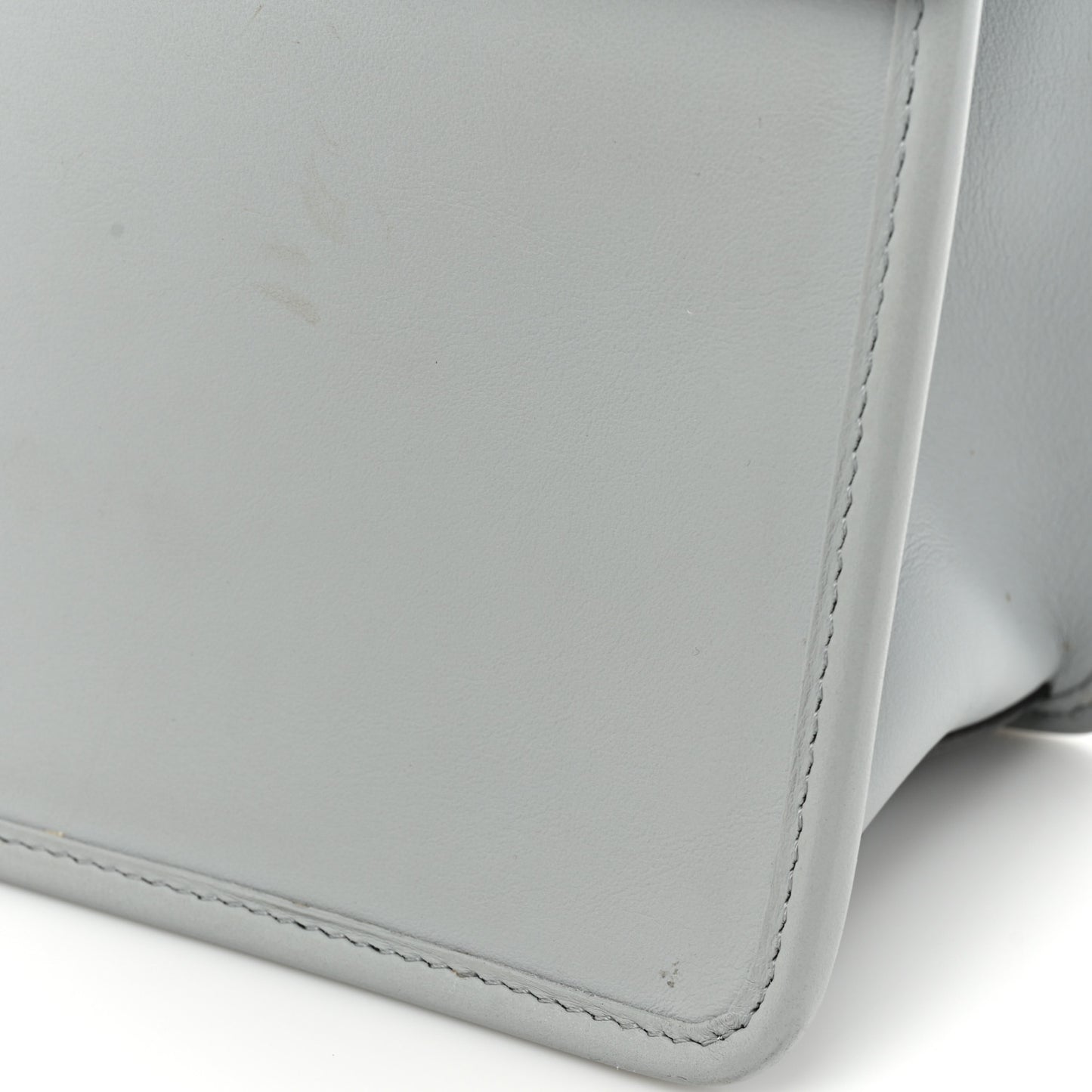 Vitello Century Opaco F is Fendi Kan I Shoulder Bag Grigio Perla