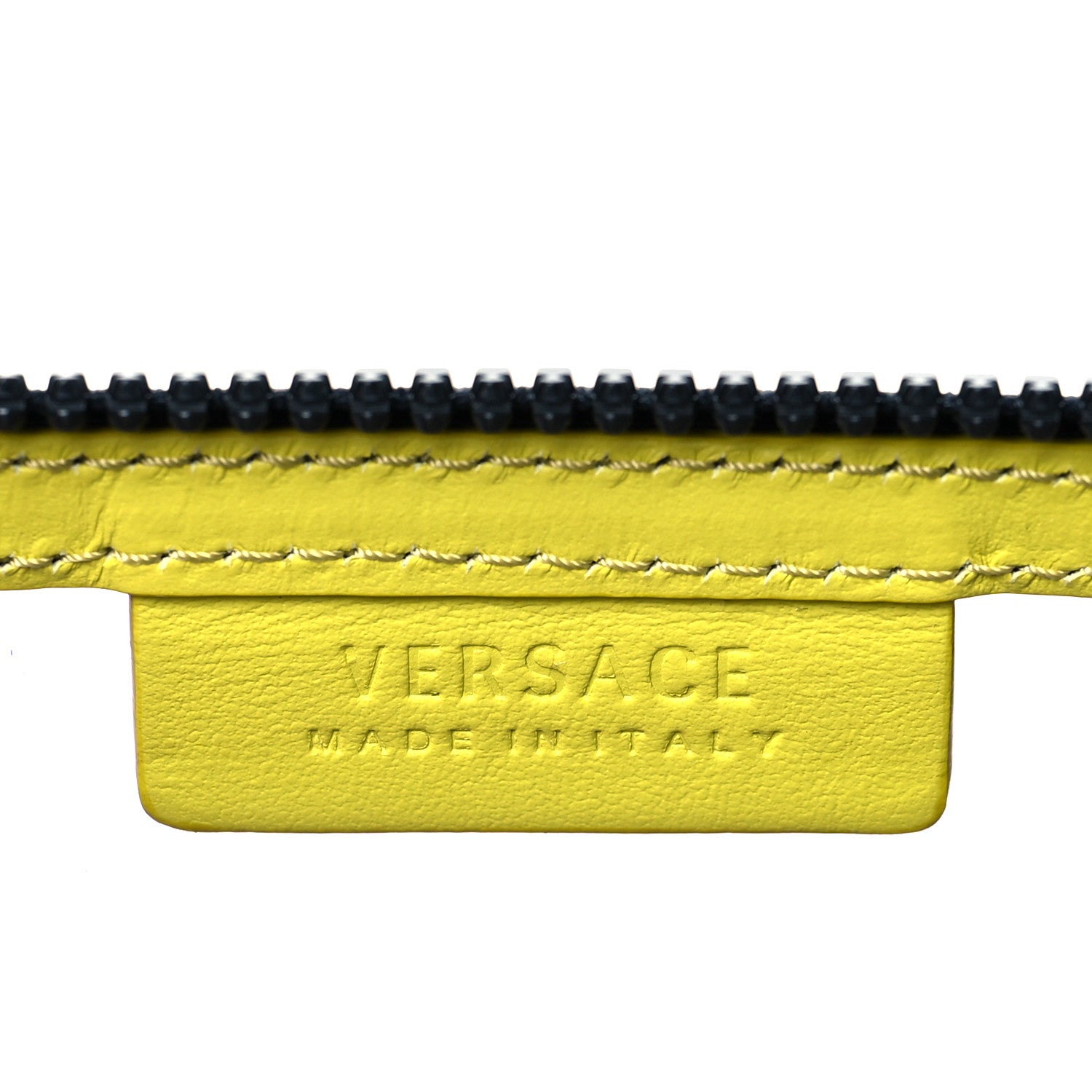 Versace Vinyl Rubber Calfskin 90s Logo Pouch Multicolor 5 of 8