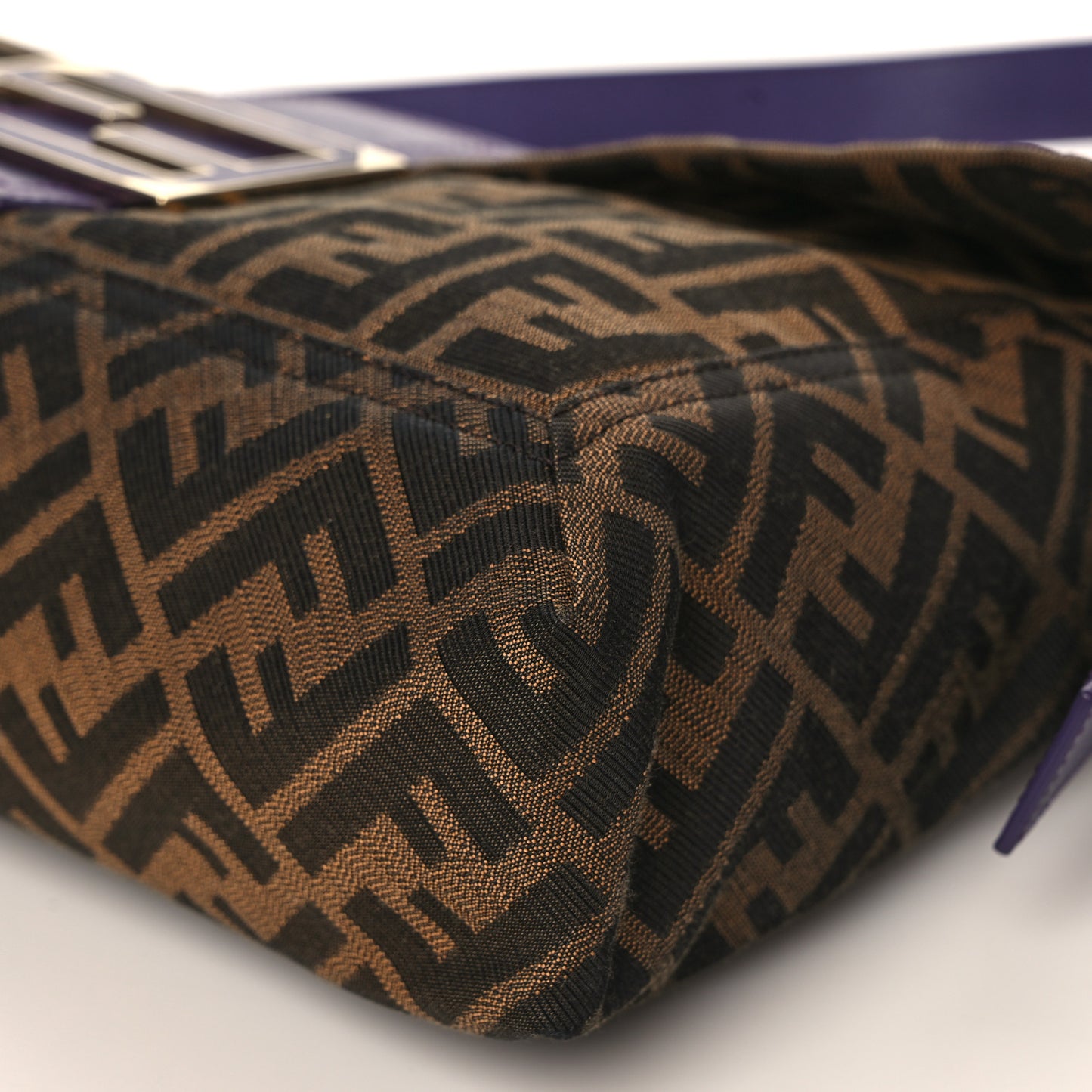 Zucca Vitello Elite Messenger Baguette Tobacco Viola