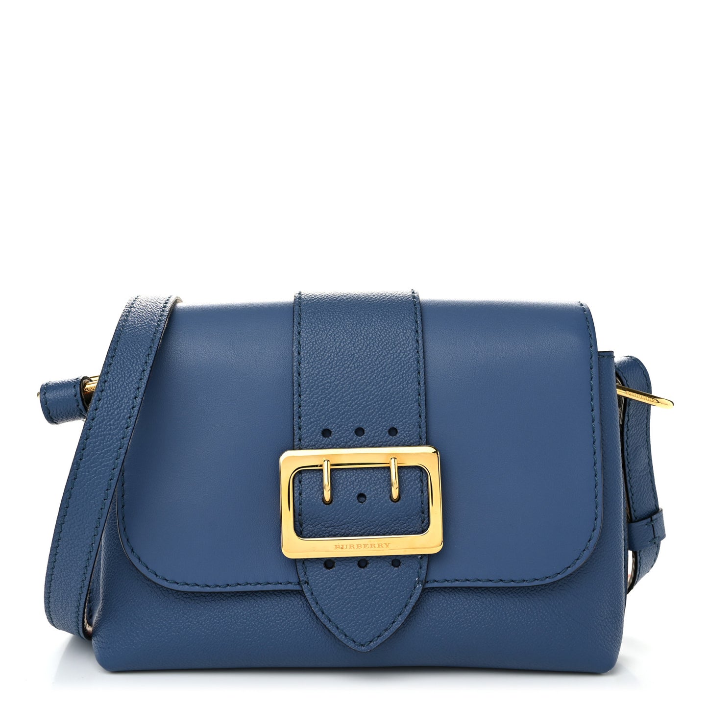 Soft Grain Calfskin Small Medley Crossbody Steel Blue