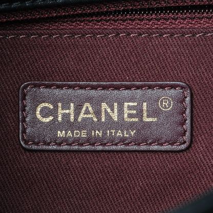 Chanel Calfskin Quilted Large Perfect Edge Flap Black 6 of 7