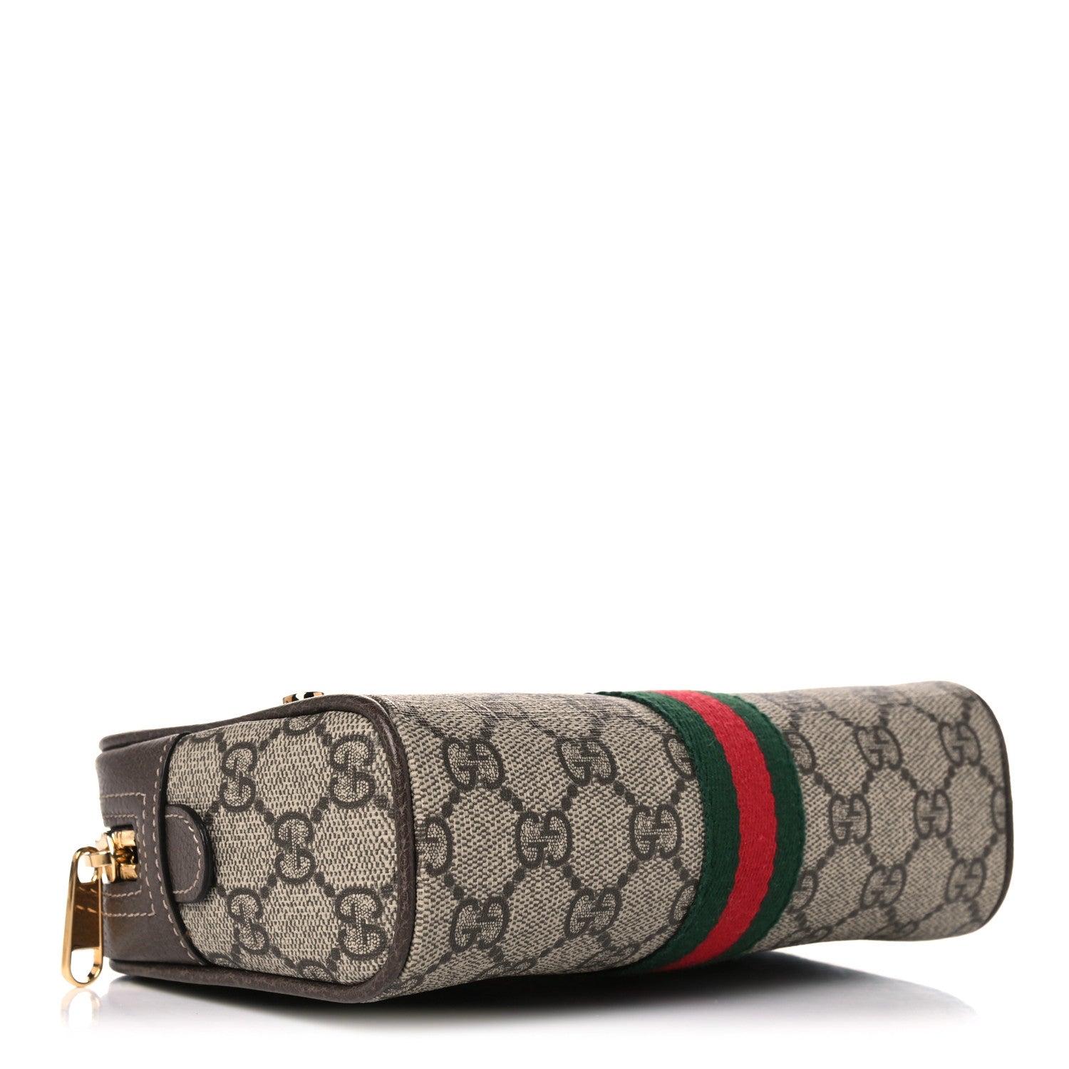 Gucci GG Supreme Monogram Web Small Ophidia Belt Bag 85 34 Dark Brown 4 of 10