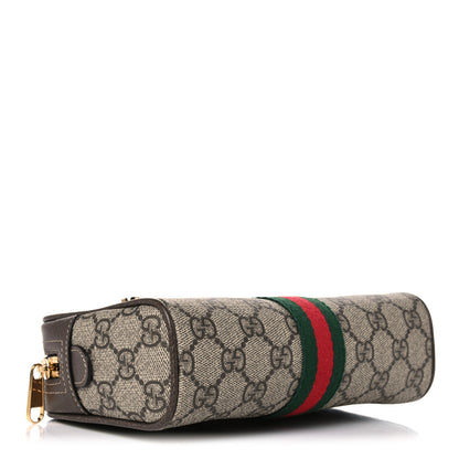 Gucci GG Supreme Monogram Web Small Ophidia Belt Bag 85 34 Dark Brown 4 of 10