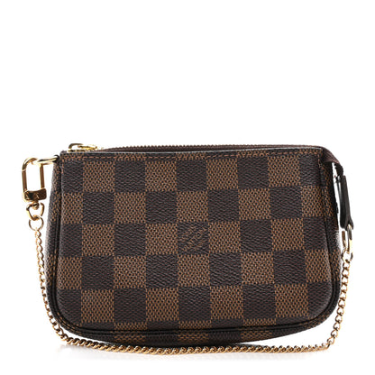 Louis Vuitton Damier Ebene Mini Pochette Accessories 1 of 7
