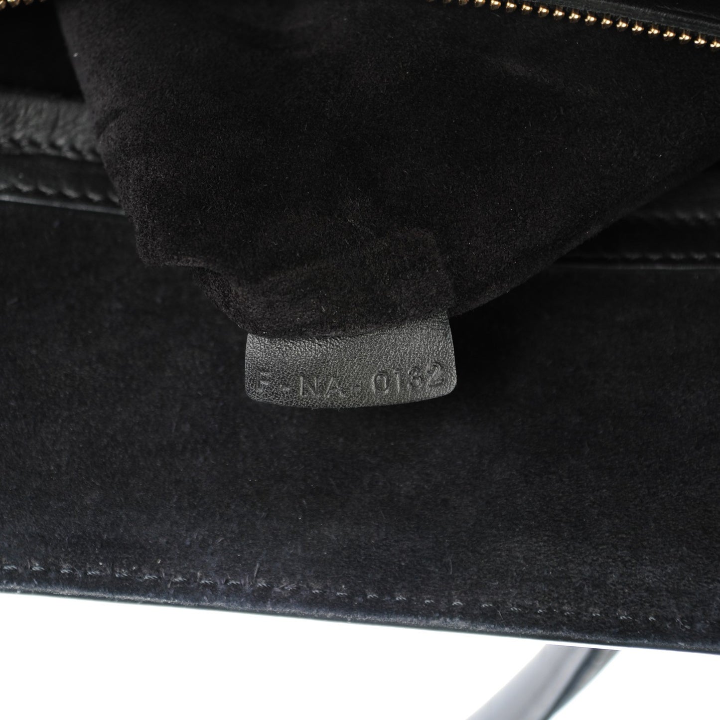 Crocodile Embossed Calfskin Medium Phantom Luggage Black