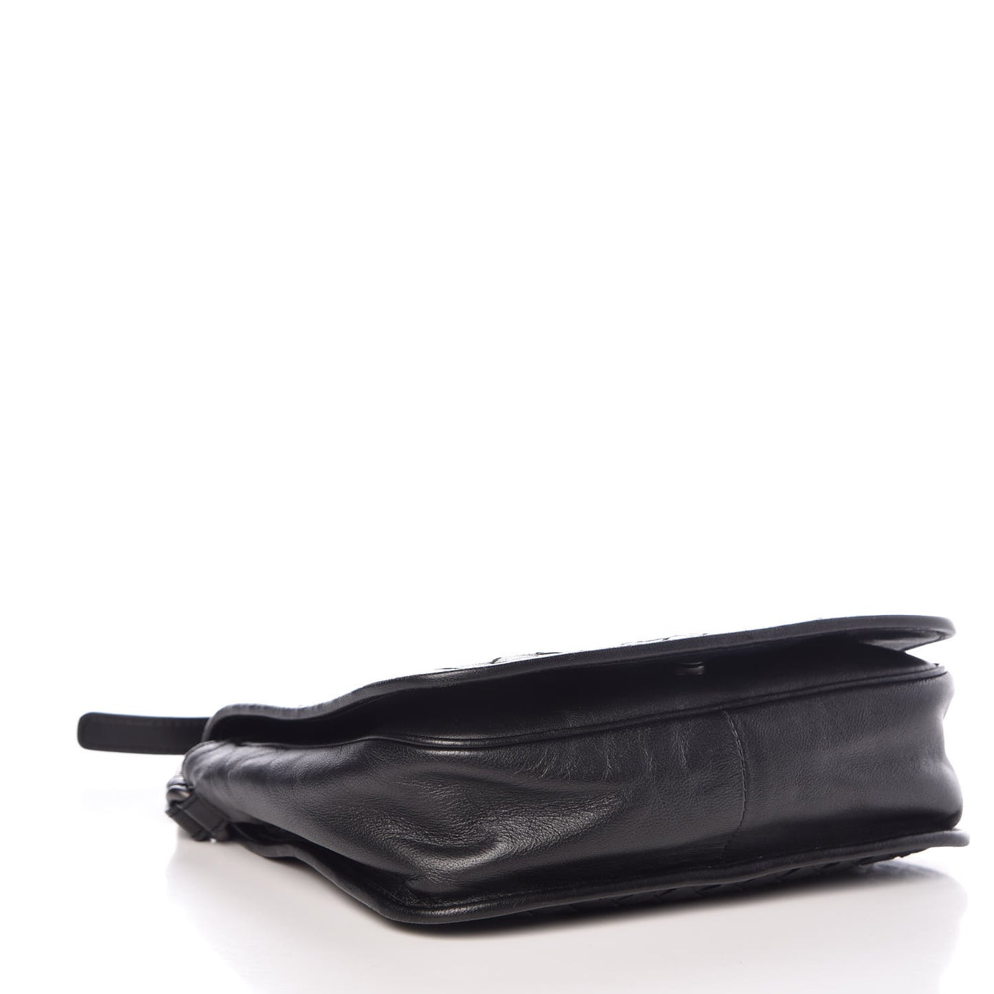 Nappa Intrecciato Messenger Bag Black