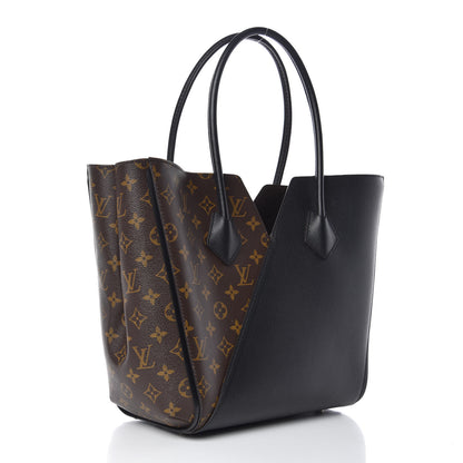 Louis Vuitton Calfskin Monogram Kimono Tote Black 3 of 10