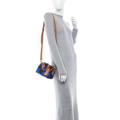 Louis Vuitton Damier Pop Speedy Bandouliere 18 Blue 2 of 9