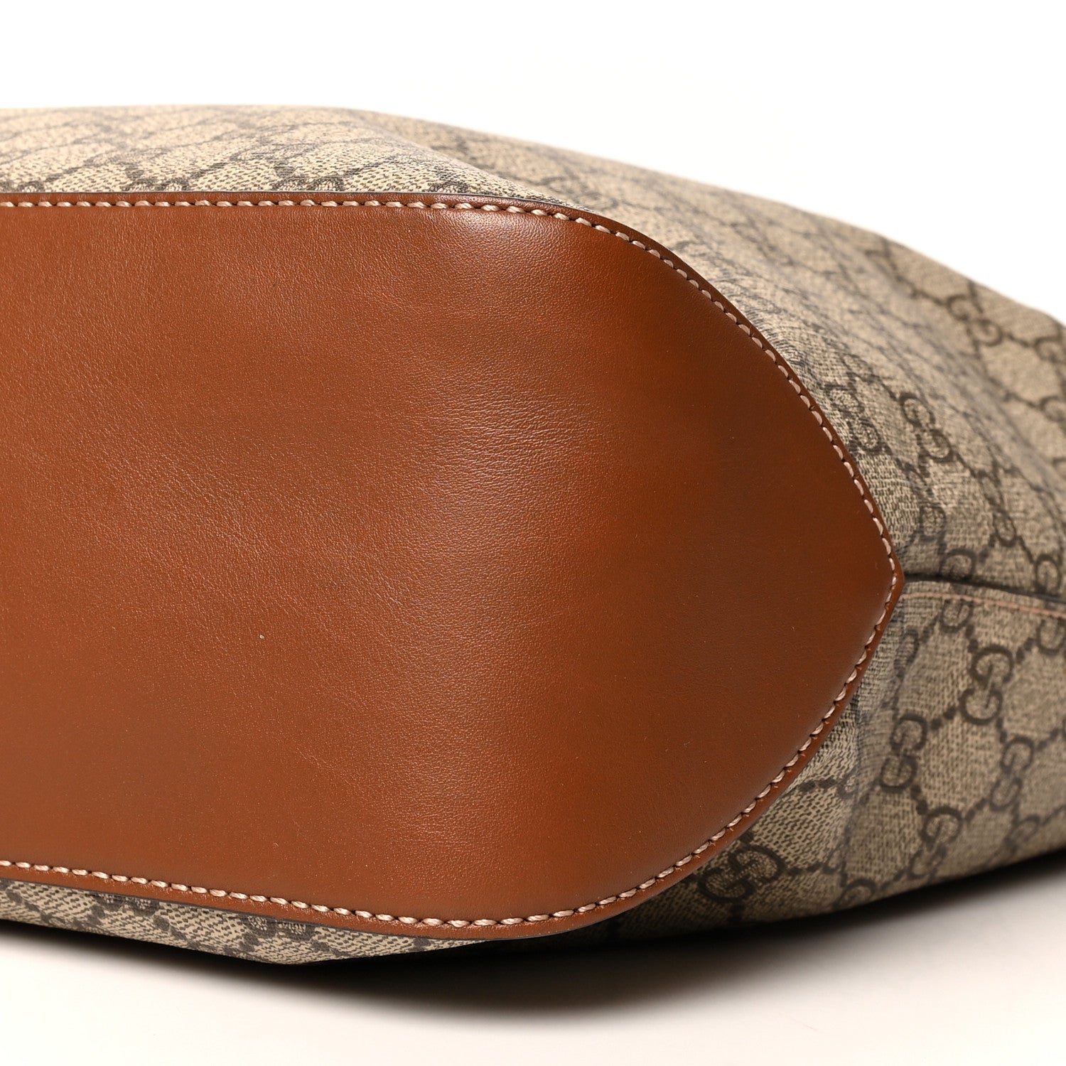 Gucci GG Supreme Monogram Large Linea A Hobo Light Brown 11 of 11