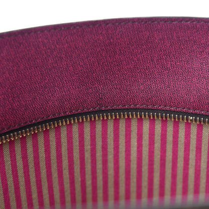 Fendi Zucca Spalmati Small Roll Tote Tobacco Fuxia 14 of 22