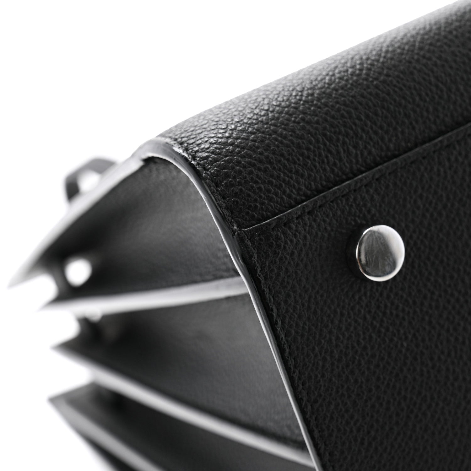 Saint Laurent Grained Calfskin Small Sac De Jour Black 10 of 11
