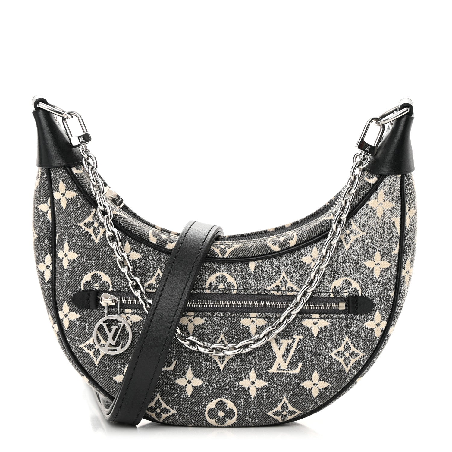 Louis Vuitton Monogram Jacquard Denim Loop Black 1 of 11