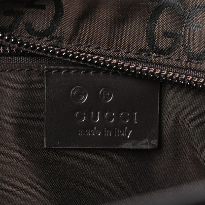 Gucci Nylon Calfskin Monogram Tall Tote Brown 6 of 11
