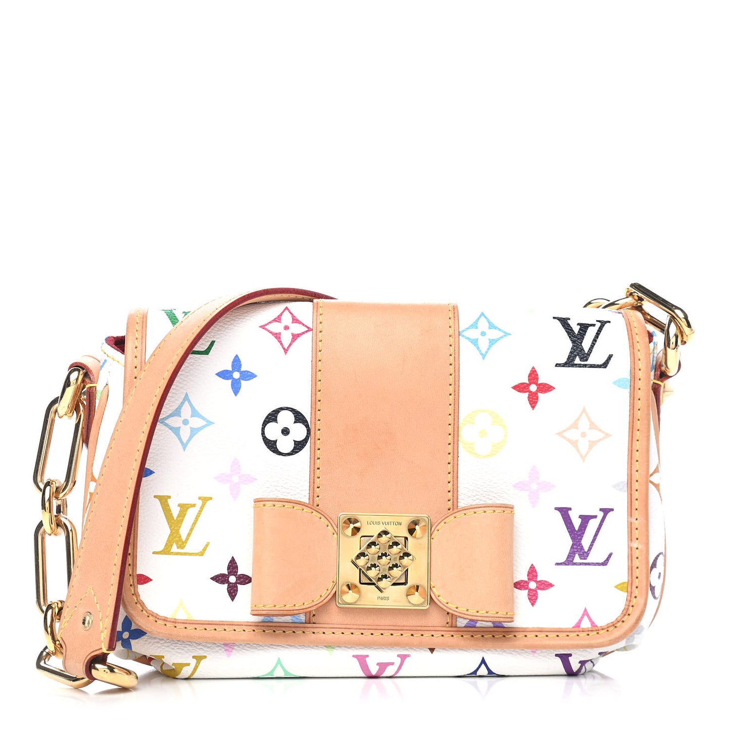 Monogram Multicolor Patti White