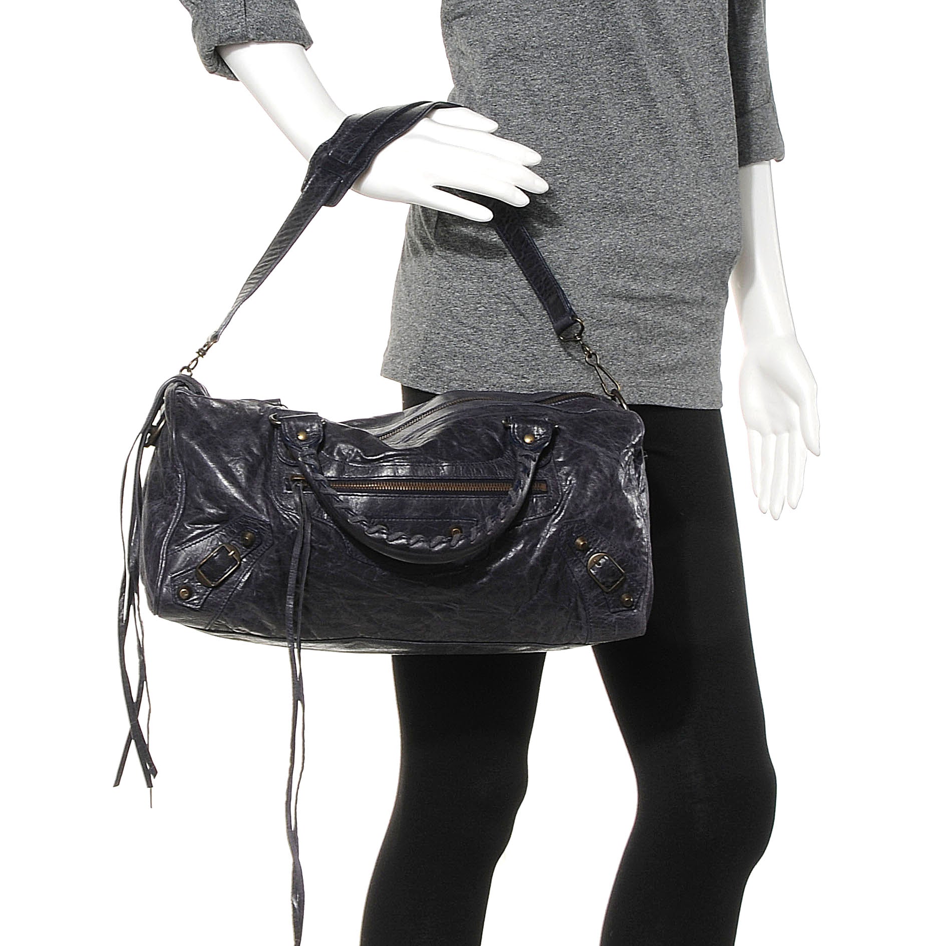 Balenciaga Chevre Twiggy Ink 2 of 7