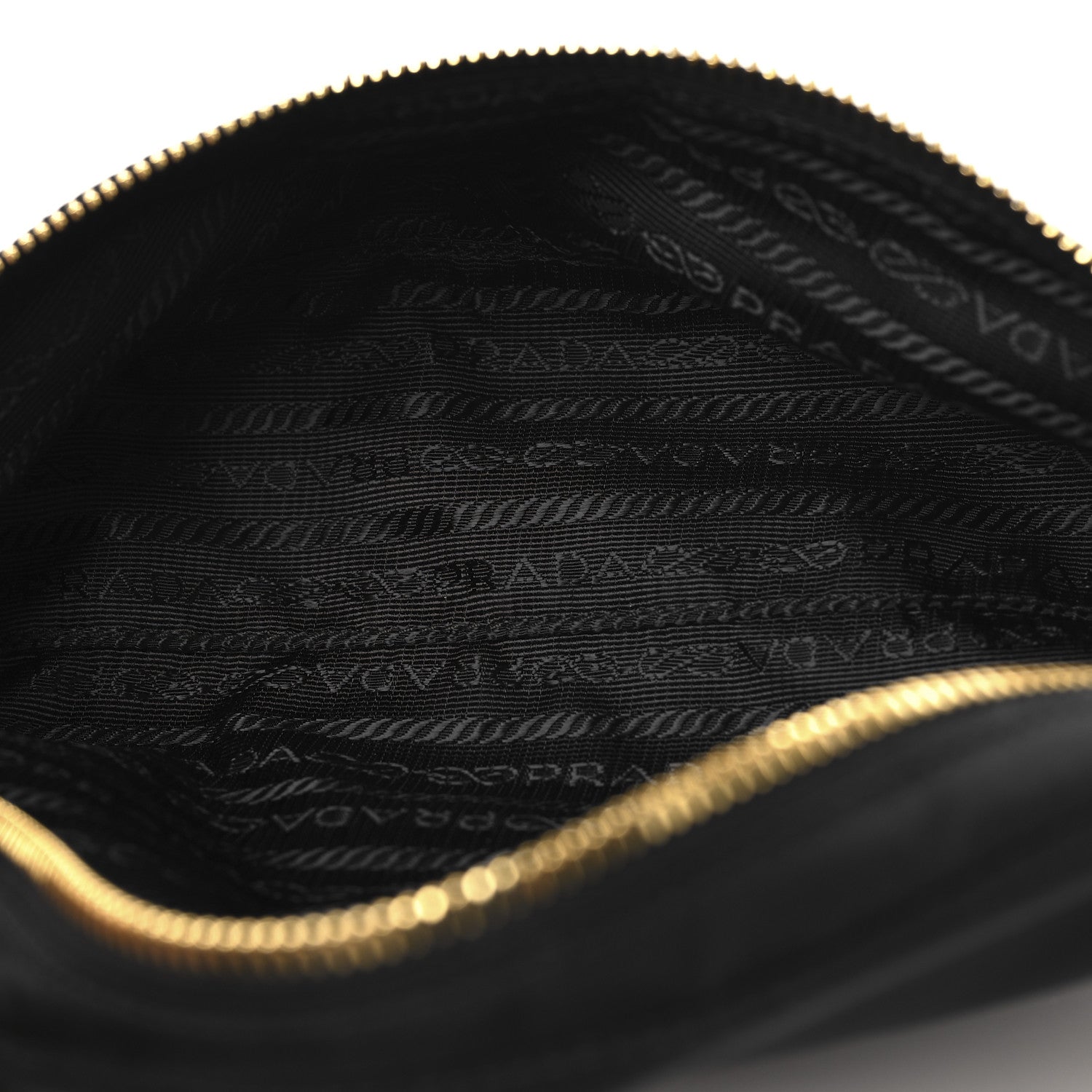 Prada Tessuto Nylon Saffiano Belt Bag Black 5 of 9