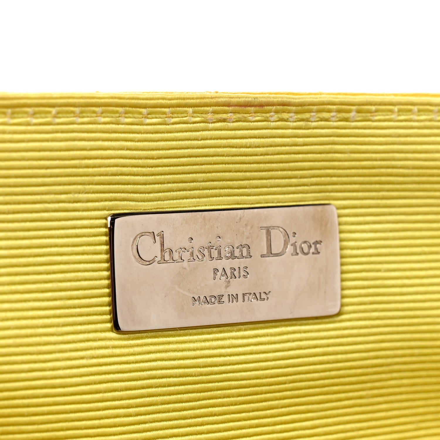 Christian Dior Lambskin Cannage Embroidered Stardust Backpack Yellow 6 of 17