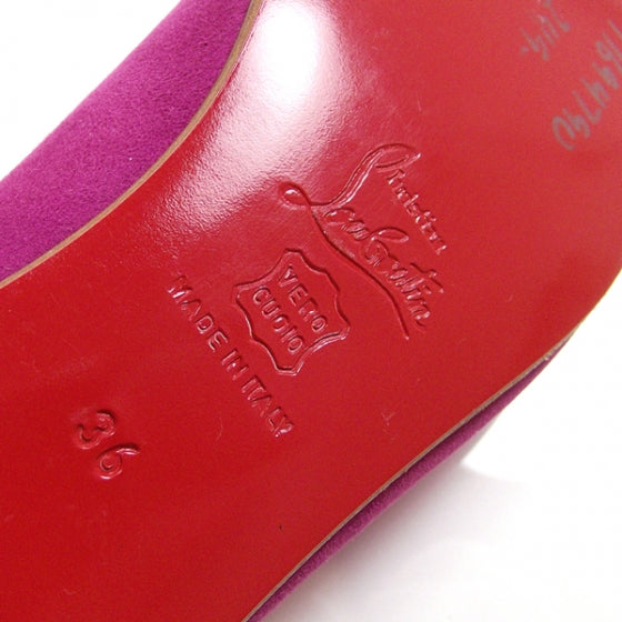 Christian Louboutin Suede Gozul Flats 36 7 of 8