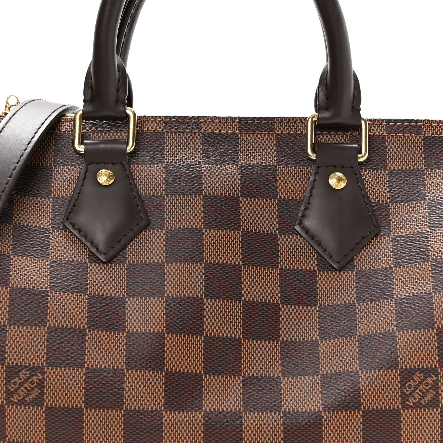 Louis Vuitton Damier Ebene Speedy Bandouliere 25 8 of 10