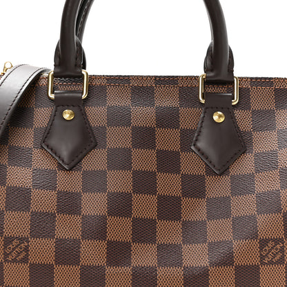 Louis Vuitton Damier Ebene Speedy Bandouliere 25 8 of 10