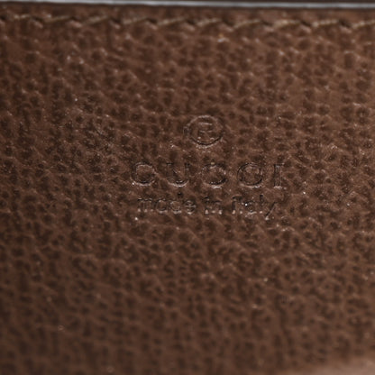 Gucci GG Supreme Monogram Textured Dollar Calfskin Web Mini Ophidia Envelope Shoulder Bag Beige Ebony New Acero 6 of 11