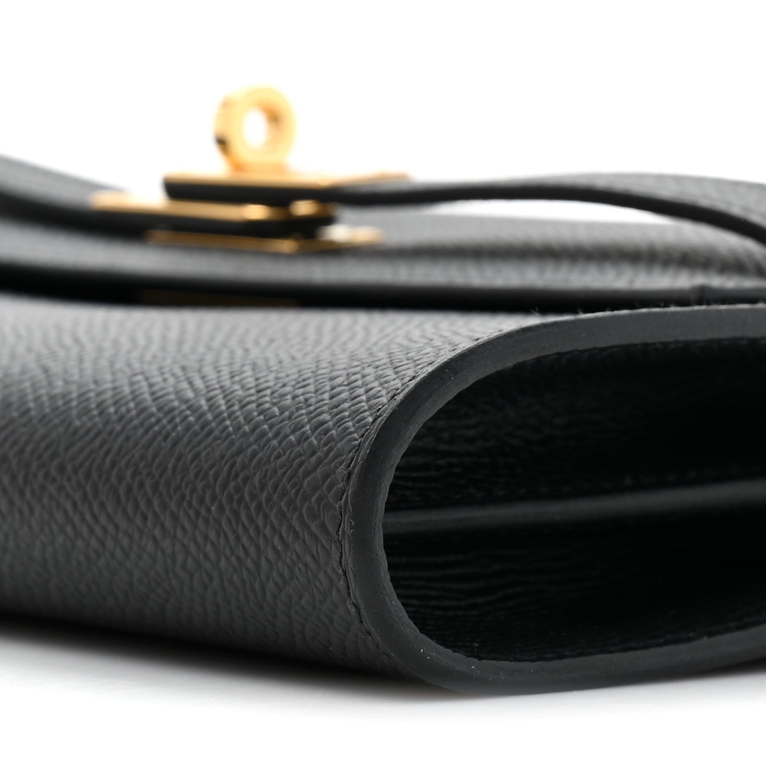 Hermes Epsom Kelly Wallet To Go Black 9 of 11