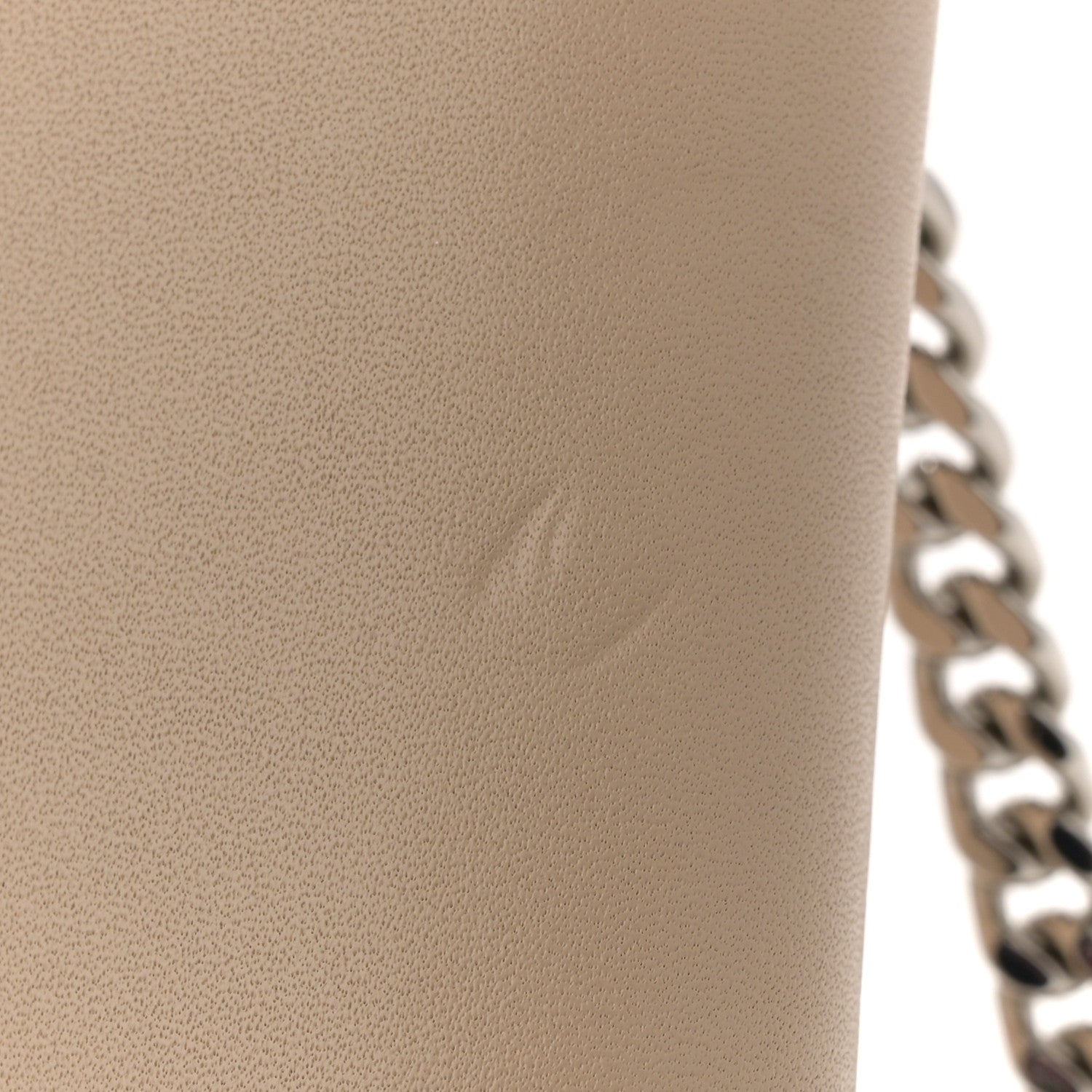 Saint Laurent Smooth Calfskin Classic Monogram Kate Tassel Chain Wallet Dark Beige 12 of 17