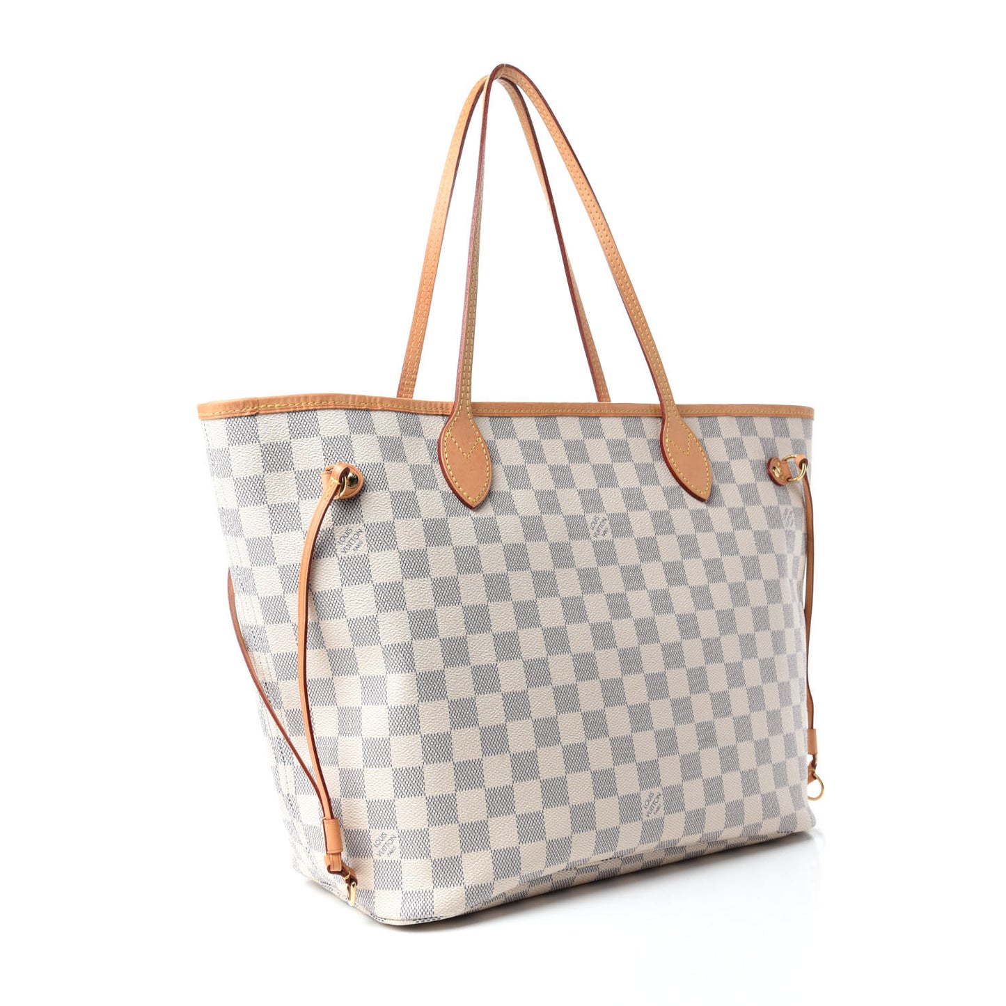 Damier Azur Neo Neverfull MM Rose Ballerine