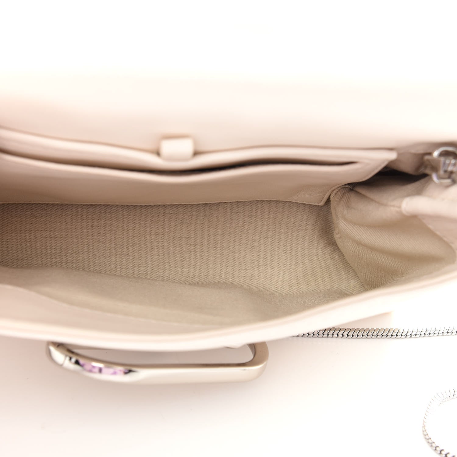 3.1 Phillip Lim Calfskin Alix Soft Flap Clutch White 5 of 9