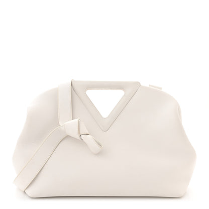 Bottega Veneta Calfskin Large The Point Triangle Bag Chalk 1 of 12