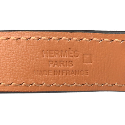 Hermes Matte Alligator Kelly Belt Rose Shocking 3 of 3