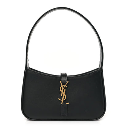 Saint Laurent Smooth Calfskin Le 5 A 7 Mini Hobo Black 1 of 10