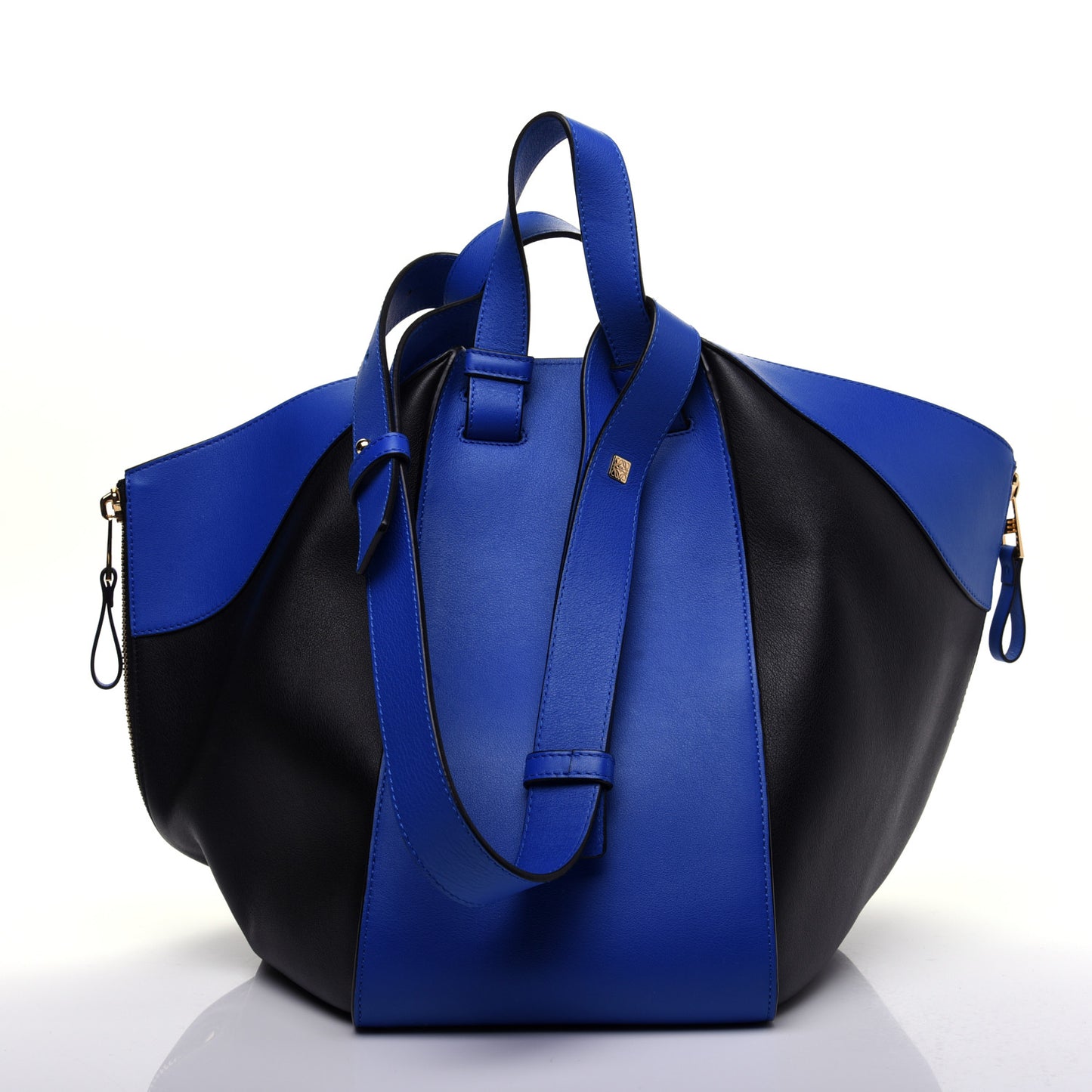 Calfskin Large Hammock Shoulder Bag Electric Blue