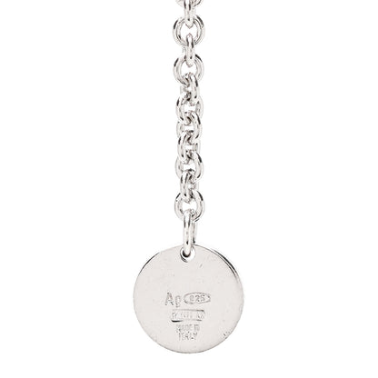 Bulgari Sterling Silver Ceramic Save The Children Pendant Necklace 6 of 7