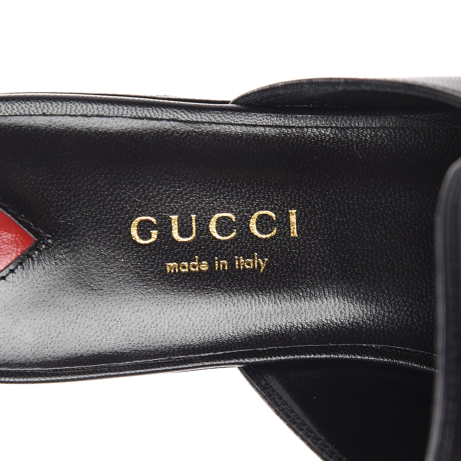 Gucci Malaga Kid Horsebit Slide Sandals 35.5 Black 6 of 8