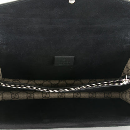 Gucci GG Supreme Monogram Small Dionysus Shoulder Bag Black 12 of 14