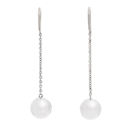 Tiffany Sterling Silver 10mm HardWear Ball Drop Earrings 1 of 4