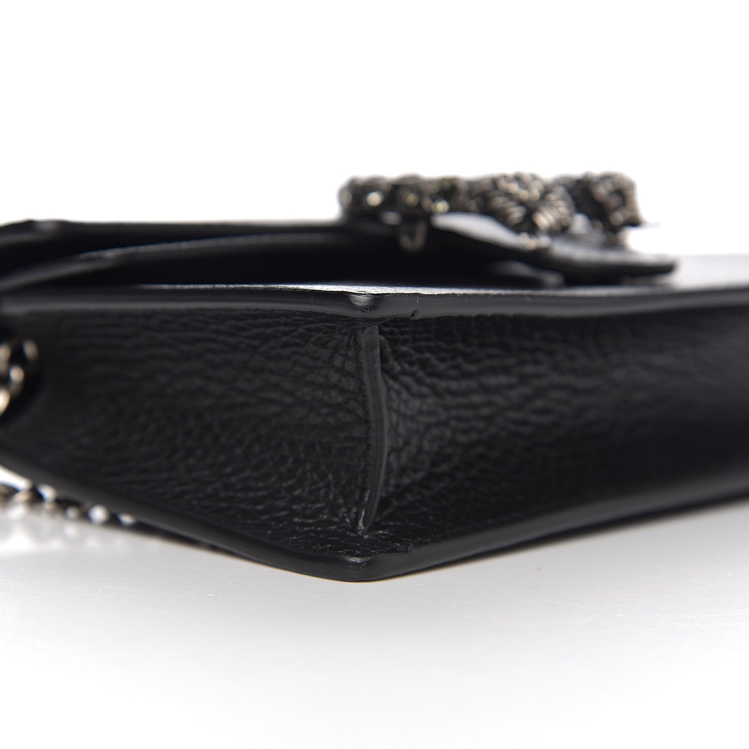 Gucci Calfskin Super Mini Dionysus Shoulder Bag Black 6 of 9
